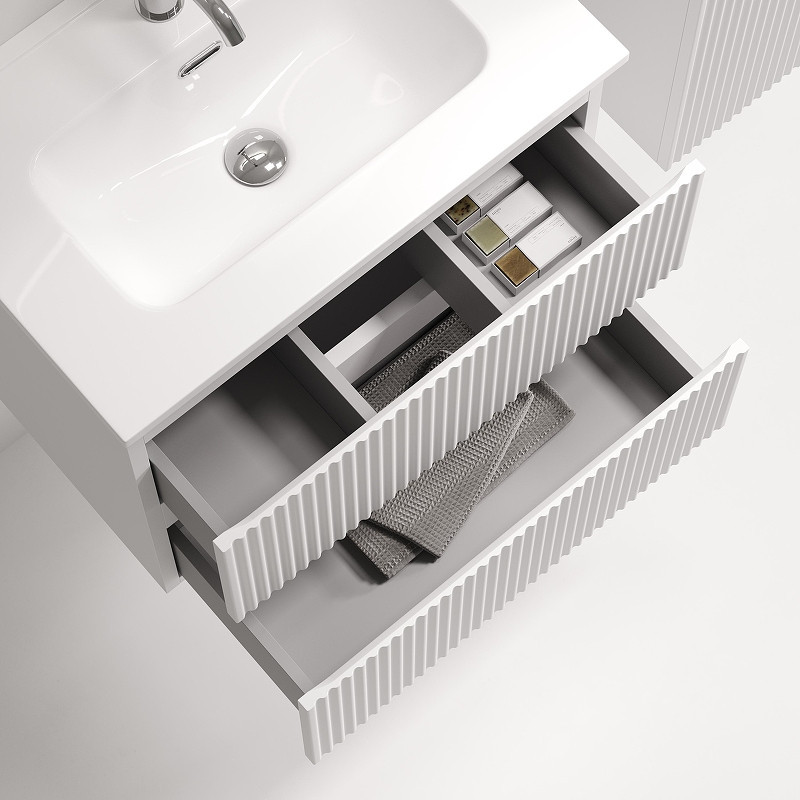 Тумба под раковину Sancos Snob R 60 SNR60/39W подвесная цвет Bianco