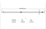 Душевая дверь Vincea Slim 120 VDP-4SL120CLB