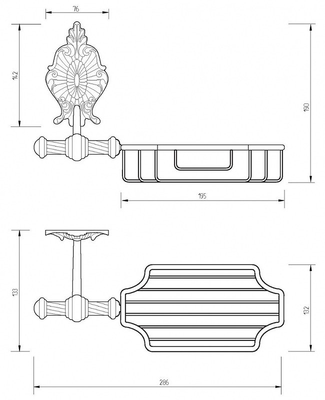 Мыльница Migliore Elisabetta 17009