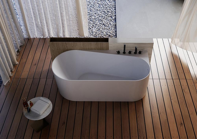 Акриловая ванна Abber 170x78 AB9496-1.7 R без гидромассажа