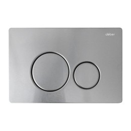 Комплект унитаза Abber Bequem AC1100T-AC0105-AC0121 с сиденьем Микролифт и клавишей смыва цвет Хром