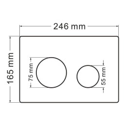 Комплект унитаза Abber Bequem AC1100T-AC0105-AC0121 с сиденьем Микролифт и клавишей смыва цвет Хром