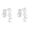 Смеситель для душа Cezares PORTA-VDIM4-M-01