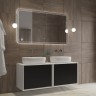 Зеркало Cezares Duet 140 CZR-SPC-DUET-1400-800-LED-TCH с подсветкой