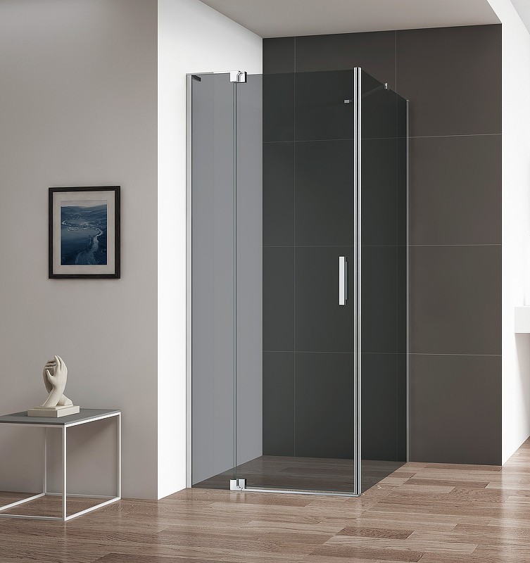 Душевой уголок Cezares Slider 80x90 SLIDER-AH-1-90-70/80-GRIGIO-Cr