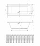Акриловая ванна Cezares Plane 200x90 PLANE-200-90-49-W37