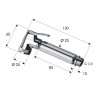 Гигиенический душ Remer 332OZX Хром