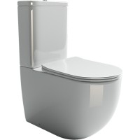 Унитаз-компакт Ceramicanova Mia Rimless CN1801-B без бачка и с сиденьем Микролифт