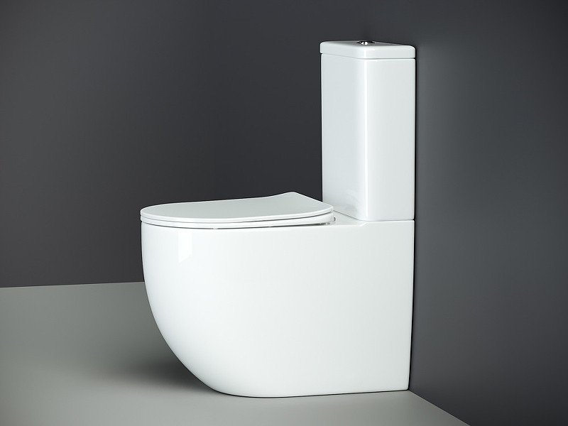Унитаз-компакт Ceramicanova Mia Rimless CN1801-B без бачка и с сиденьем Микролифт