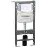 Комплект унитаза с инсталляцией Ceramicanova Metric CN3007_1001W_1000 с сиденьем Микролифт и Белой клавишей смыва