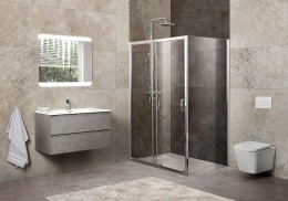 Душевой уголок BelBagno Unique 125х90 UNIQUE-AH-1-110/125-90-C-Cr