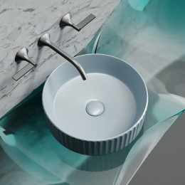 Раковина-чаша Ceramicanova Element 36 CN6057MHL Серо-голубая матовая