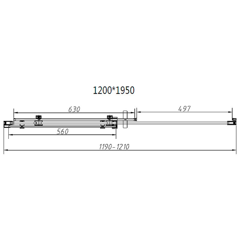 Душевой уголок Vincea Como-N 120x90 VSR-4CN9012CGB