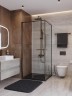 Душевой уголок Cezares Lux 100x100 LUX-A-FS-1-100-C-GM