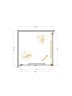 Душевой уголок Cezares Lux 100x100 LUX-A-FS-1-100-C-GM