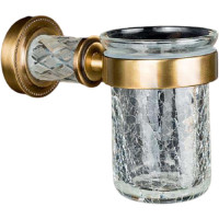 Стакан для зубных щеток Boheme Murano Cristal 10904-CRST-BR