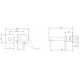 Смеситель для раковины Abber Emotion AF8812W Белый
