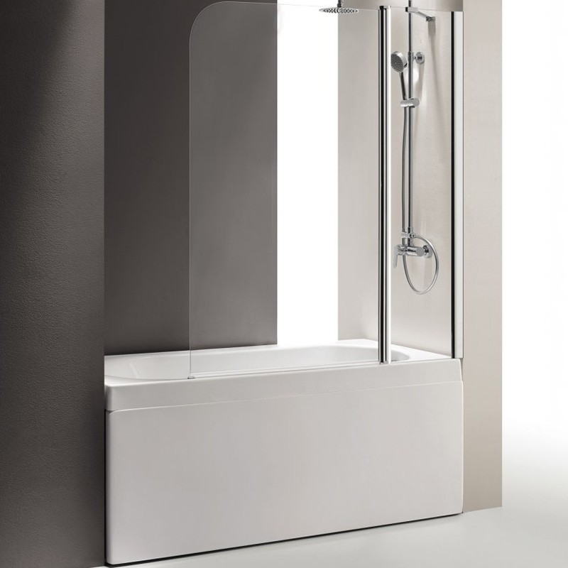 Шторка на ванну Cezares ECO-O-V-11-120/140-C-Cr