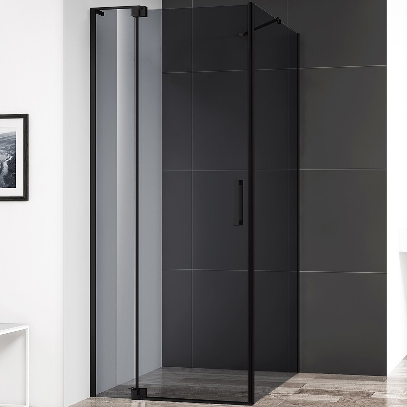 Душевой уголок Cezares Slider 80x90 SLIDER-AH-1-90-70/80-GRIGIO-NERO