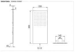 Верхний душ Remer SS350UFX цвет Нержавеющая сталь
