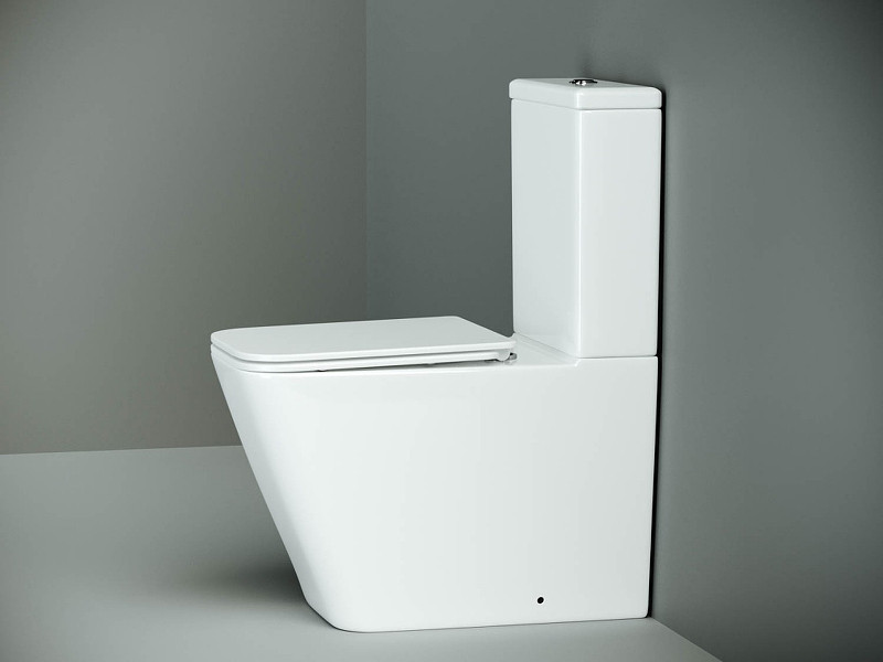 Унитаз-компакт Ceramicanova Cubic CN1803-B без бачка и с сиденьем Микролифт