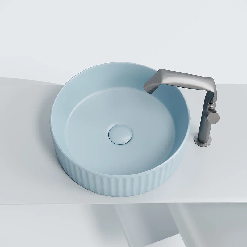 Раковина-чаша Ceramicanova Element 36 CN6057ML Голубая матовая