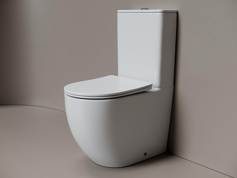 Унитаз-компакт Ceramicanova Mia CN1801T цвет Белый с бачком и сиденьем Микролифт