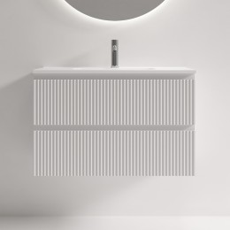 Тумба под раковину Sancos Snob R 80 SNR80/39W подвесная цвет Bianco