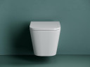 Комплект унитаза Ceramicanova Union CN4009T с инсталляцией Tece Profil 9400412 с сиденьем Микролифт и клавишей смыва Хром глянцевый