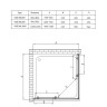 Душевой уголок Vincea Alpha 90x90 VSS-3AL900MT