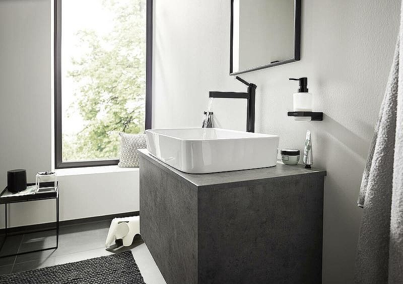 Крючок Hansgrohe AddStoris 41755340 Шлифованный черный хром