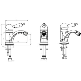Смеситель для биде Boheme Medici Ripresa 306
