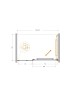Душевая дверь Cezares Lux 120 LUX-B-FS-11-120-C-GM
