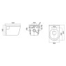 Комплект унитаза с инсталляцией BelBagno Loto BB070CHR/SC/BB002-80/BB005-PR-CHROME