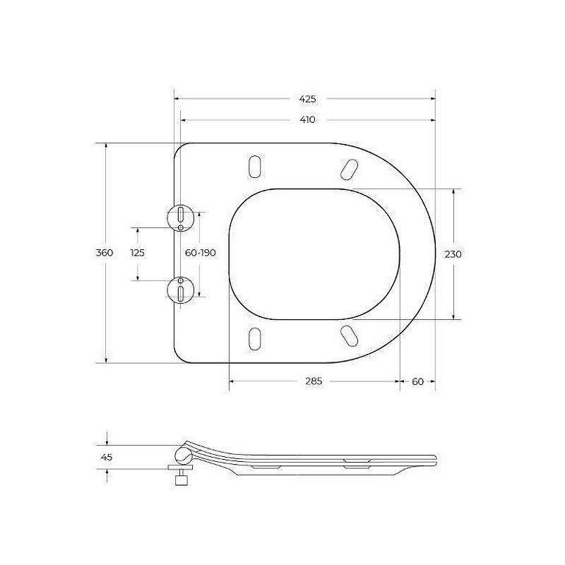 Комплект унитаза с инсталляцией BelBagno Loto BB070CHR/SC/BB002-80/BB005-PR-CHROME