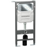 Комплект унитаза с инсталляцией Ceramicanova Metric CN3007_1001CH_1000 с сиденьем Микролифт и клавишей смыва Хром