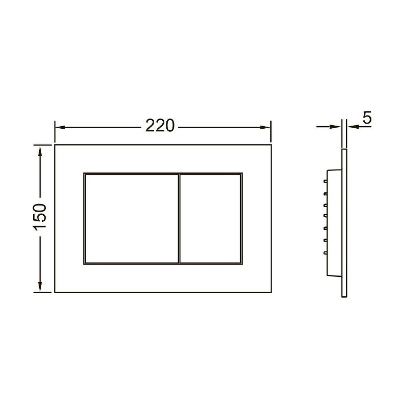 Комплект унитаза Ceramicanova Union CN4009T с инсталляцией Tece Base 9400413 с сиденьем Микролифт и Белой клавишей смыва