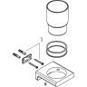 Стакан для зубных щеток Hansgrohe AddStoris 41749340 Шлифованный черный хром