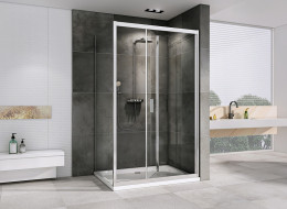 Душевой уголок Abber Sonnenstrand 90x70 AG07090-S70 профиль Хром стекло прозрачное