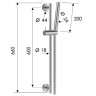 Душевой гарнитур Remer X Style Inox SS317M317MM цвет Нержавеющая сталь