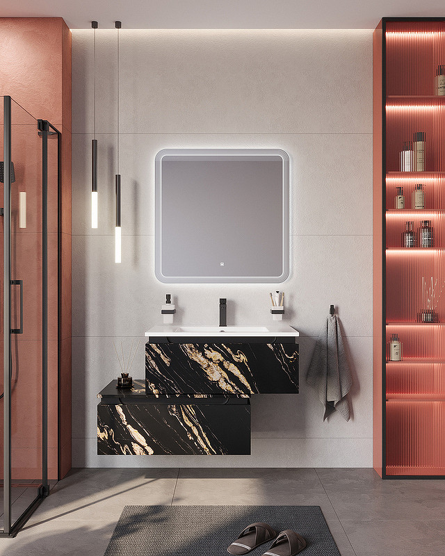 Тумба Cezares Slider 80 SLIDER-800-1C-PI-NF-P