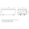 Тумба Cezares Slider 80 SLIDER-800-1C-PI-NF-P