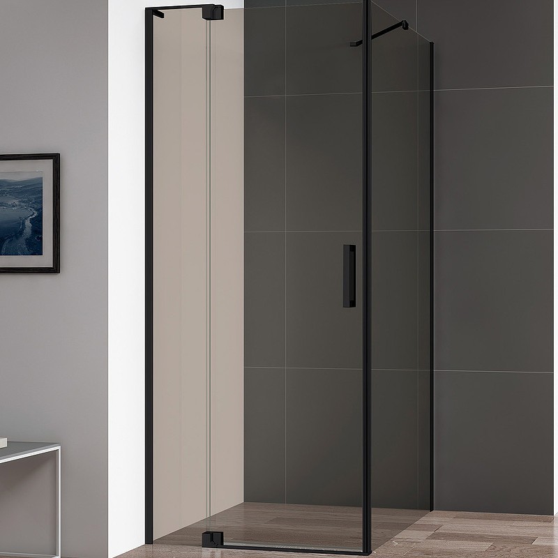 Душевой уголок Cezares Slider 90x80 SLIDER-AH-1-80-80/90-BR-NERO