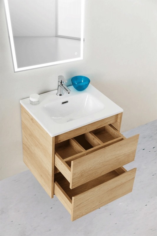 Тумба под раковину BelBagno KRAFT 39-500/390-2C-SO-RNN подвесная