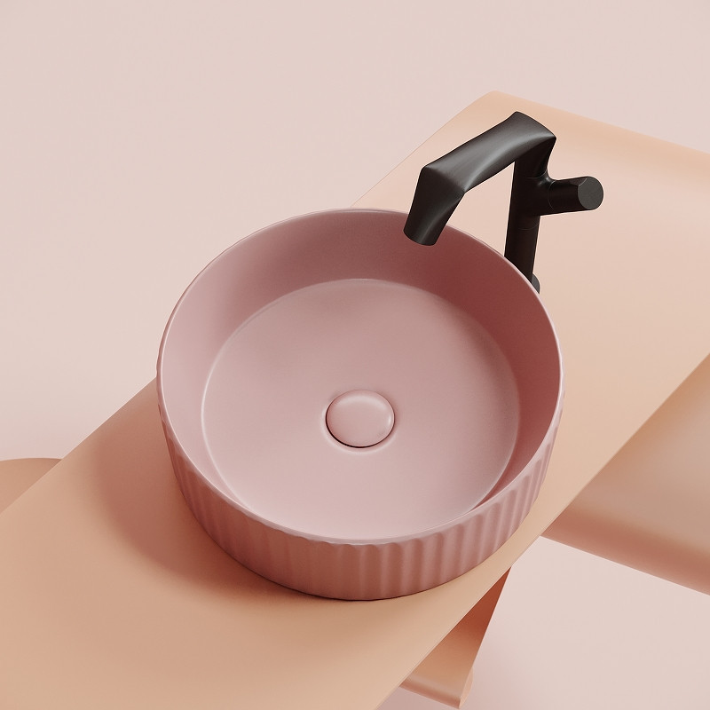 Раковина-чаша Ceramicanova Element 36 CN6057MP Розовая матовая