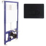 Комплект унитаза BelBagno Amanda BB051CHR+BB051SC с инсталляцией Berges Novum D5 040235