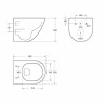 Комплект унитаза BelBagno Amanda BB051CHR+BB051SC с инсталляцией Berges Novum D5 040235