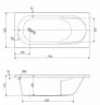 Акриловая ванна Cezares Arno 170x80 ARNO-170-80-45-W37