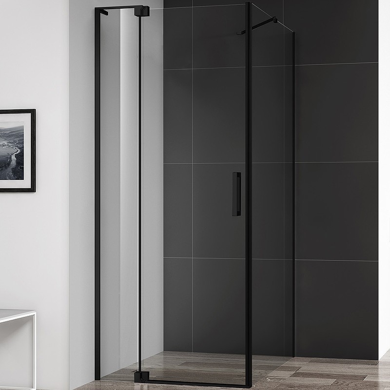 Душевой уголок Cezares Slider 90x100 SLIDER-AH-1-100-80/90-C-NERO