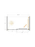 Душевая дверь Cezares Lux 130 LUX-B-FS-11-130-C-GM